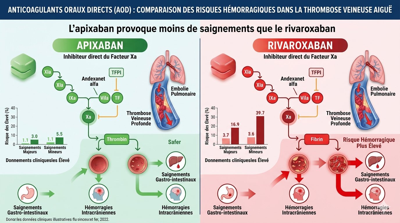 Apixaban vs Rivaroxaban