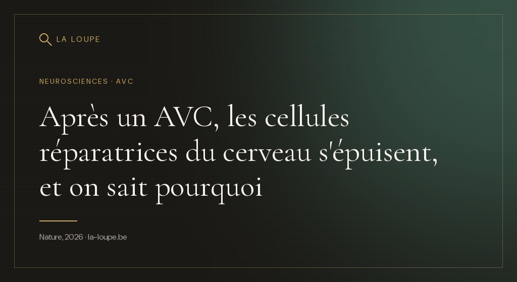 Illustration : une cellule microgliale ramifiée en lumière verte au centre d'un tissu cérébral sombre, dont certaines ramifications s'éteignent progressivement