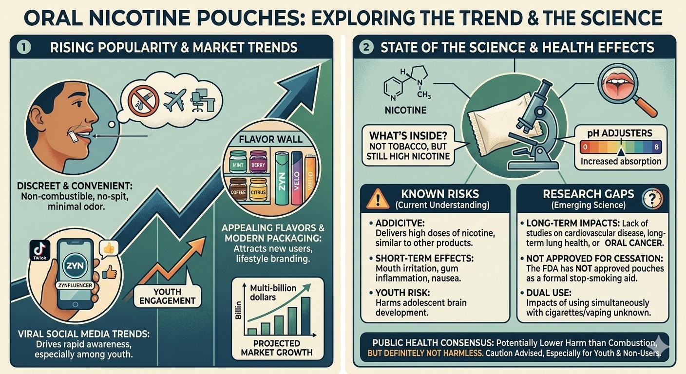 Sachets de nicotine orale — popularité et état de la science